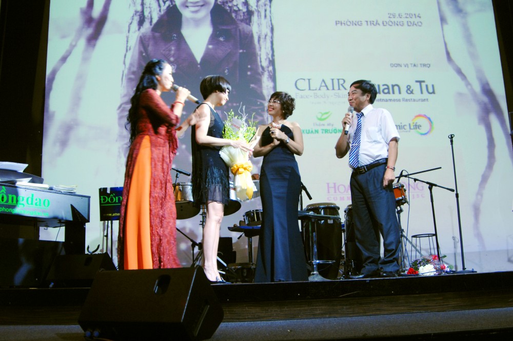 MC Kiều Thanh, Ca Sĩ Ý Lan, Thu Tuyết và nhà Tài Trợ cho chương trình